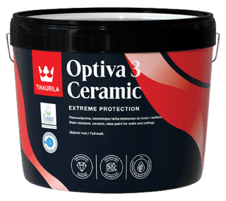 OPTIVA 3 CERAMIC SUPER MATT, umývateľná farba, TIKKURILA