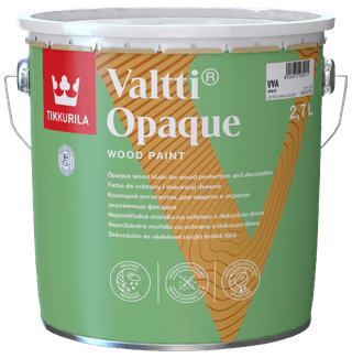 VALTTI OPAQUE, krycia farba na drevo, TIKKURILA