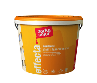 EFFECTA ryhovaná akrylátová omietka, ZORKA