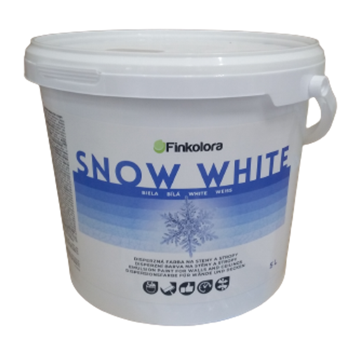 FINKOLORA SNOW WHITE, oteruvzdorná biela farba