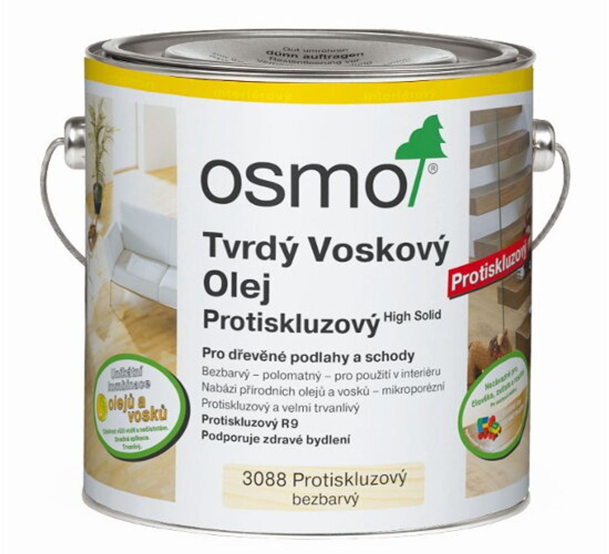 TVRDÝ VOSKOVÝ OLEJ PROTIŠMYKOVÝ - Protišmykový olej na drevenú podlahu