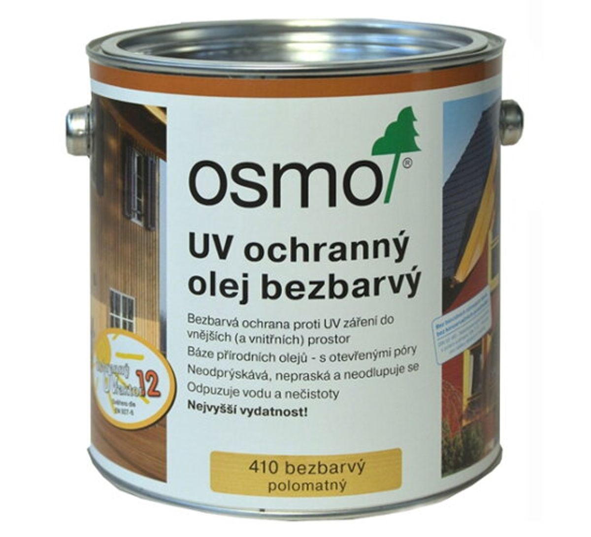 UV OCHRANNÝ OLEJ BEZFAREBNÝ 410 - Výborná UV ochrana na drevo pre interiér a exteriér