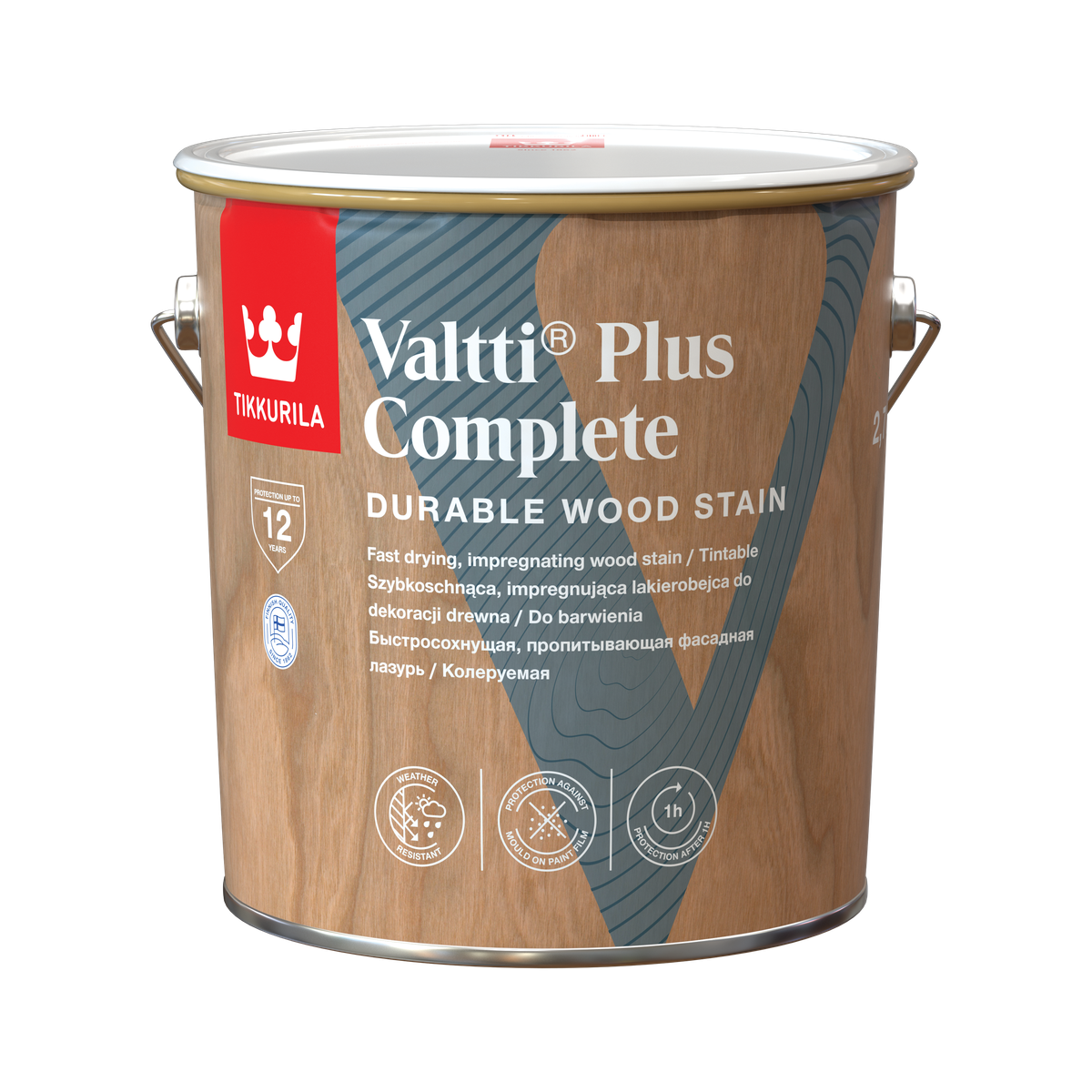 VALTTI PLUS COMPLETE, lazúra na drevo, TIKKURILA